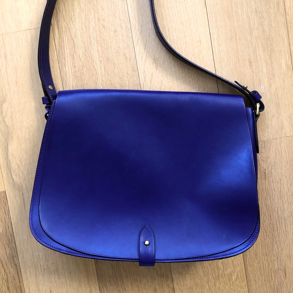 Ralph Lauren Collection Saddle Leather Purse